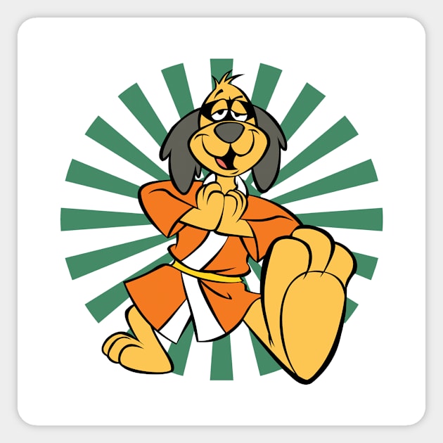 Kung Fu Master Hong Kong Phooey Sticker by Rebus28